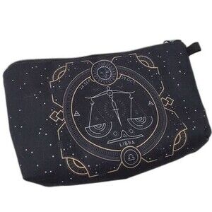 Libra makeup bag zodiac astrology NEW never used